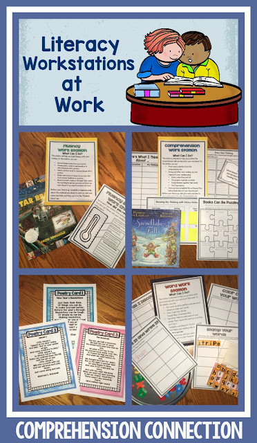 These print and go literacy work stations require minimal materials and directions. Students practice with real literature and have accountability with each option. These print and go literacy work stations require minimal materials and directions. Students practice with real literature and have accountability with each option.