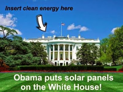 White House goes green with solar panels