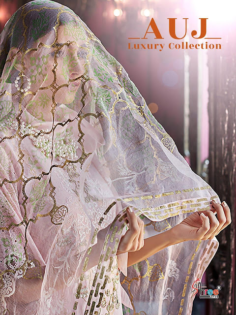 Shree fab Auj luxury Collection pakistani Suits catalog