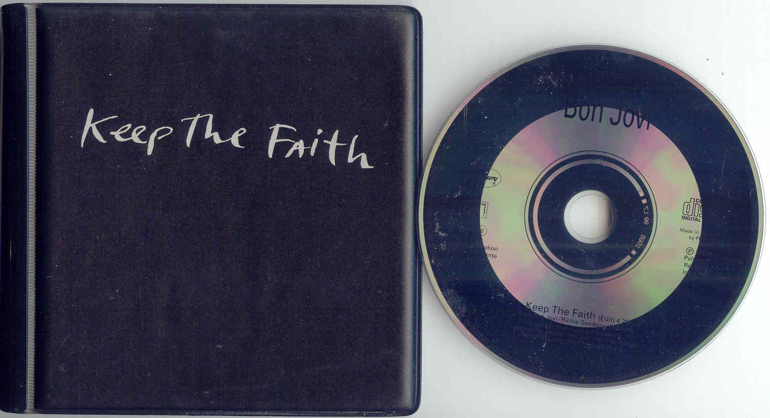 Keeping Faith Version Française BON JOVI FRENCH COLLECTION: KEEP THE FAITH - CD Single Français - Réf. 1565