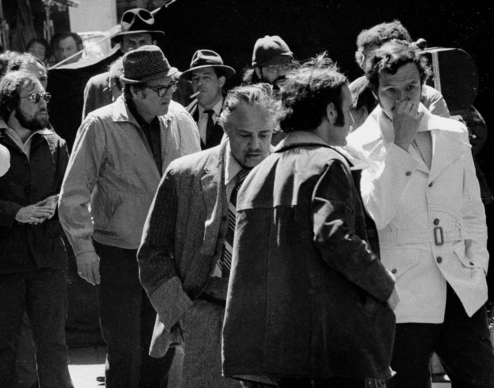 photos filming godfather