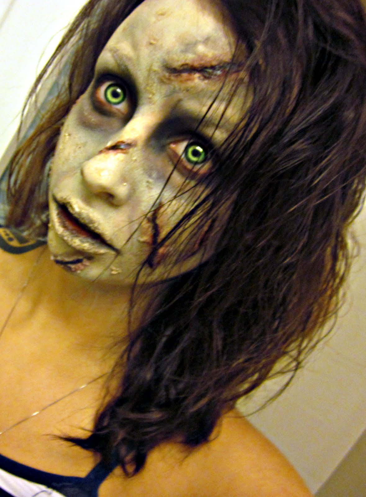Exorcist makeup tutorial