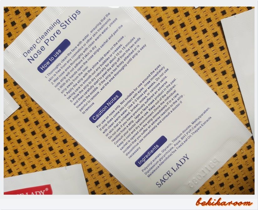 PORE PACK PALING LARIS DI SHOPEE, SACE LADY DEEP CLEANSING NOSE STRIPS