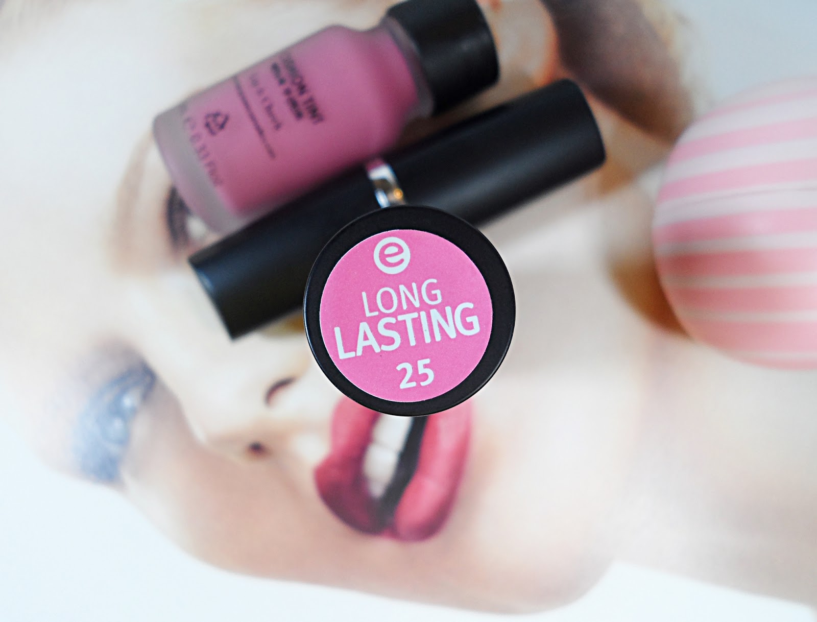 Essence Longlasting Lipstick `Poppy Pink` Review & Swatches
