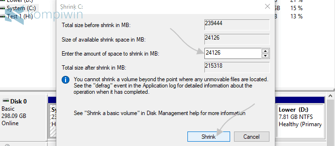 cara bikin partisi di laptop