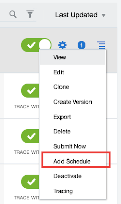 How to schedule OIC integration and iCal Expression