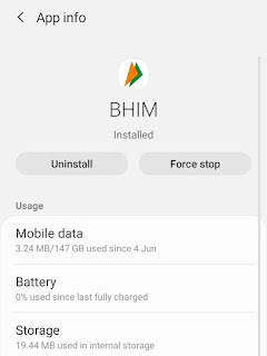 Reinstall BHIM app