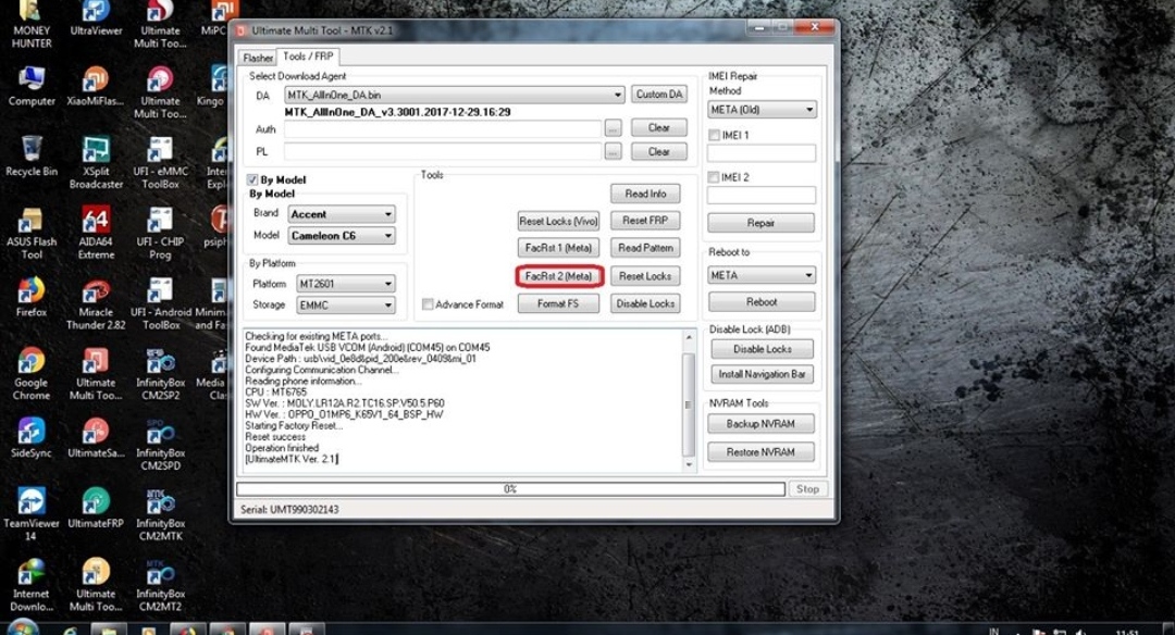Tutorial Hapus Pola / PIN Oppo A5S Via UMT Dongle RickyFlash