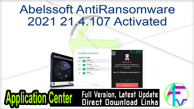 Abelssoft AntiRansomware 2021 21.4.107 Activated Abelssoft AntiRansomware 2021 21.4.107 Activated
