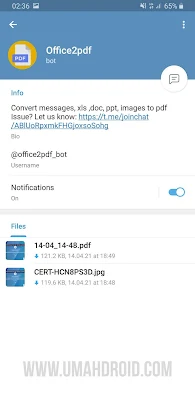 Bot Telegram Convert PDF