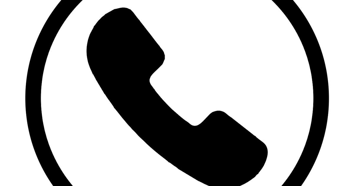 Logo Telepon hitam png - Yogiancreative