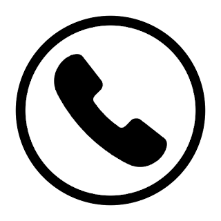 Logo Telepon hitam png