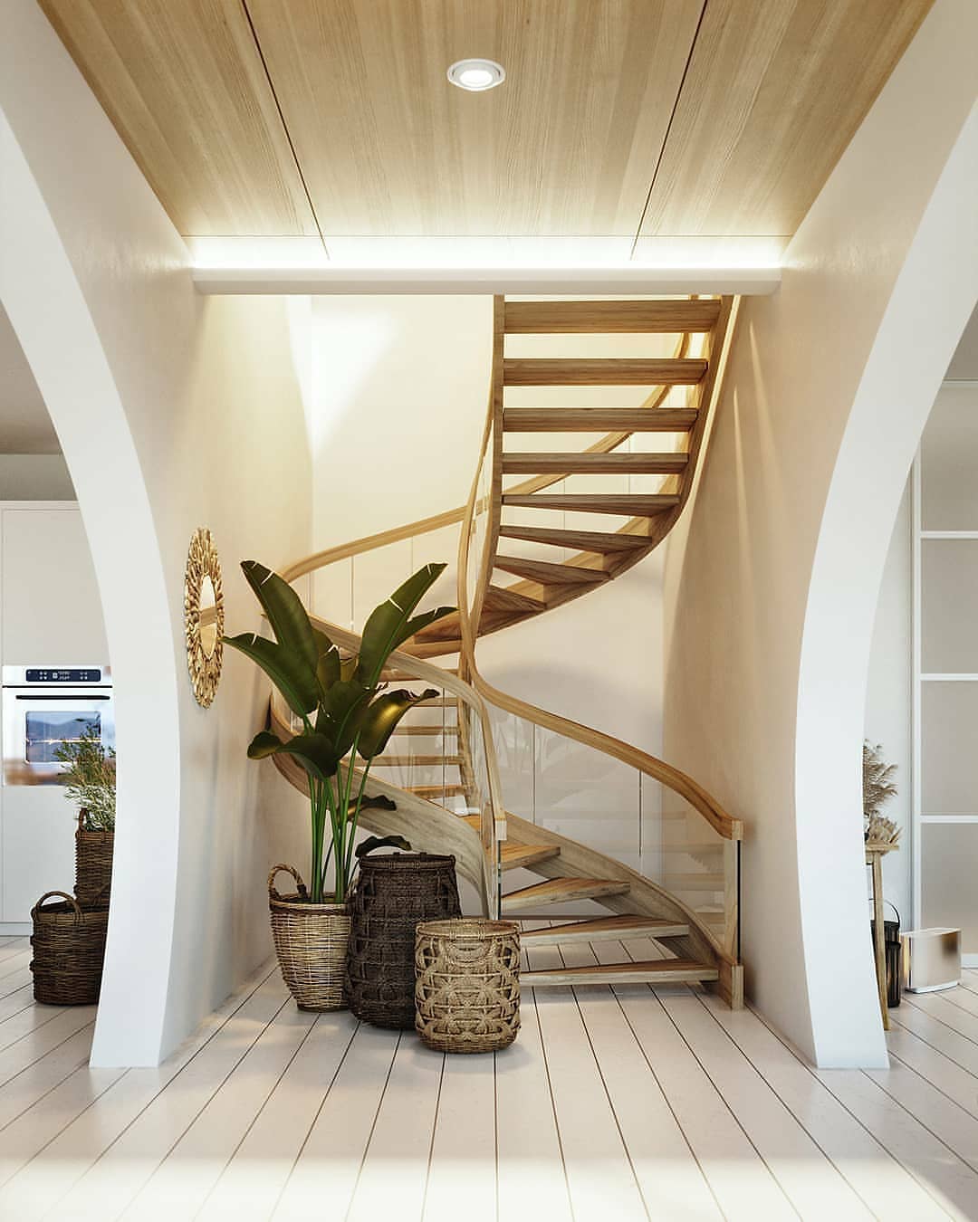 Inspirasi Desain Tangga Rumah Minimalis Yang Lagi Trend ~ HelloShabby