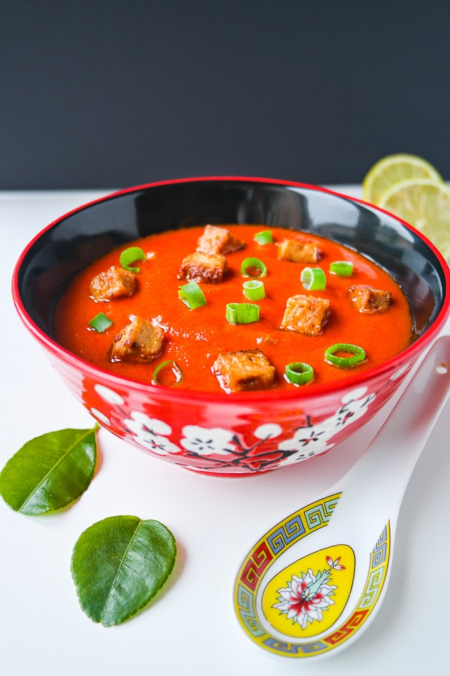 Tomaten-Kokos-Suppe