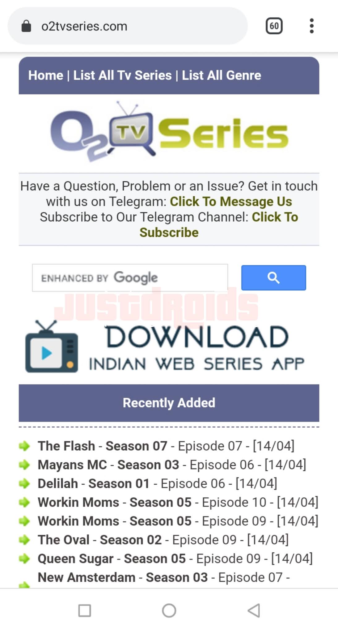 O2tvseries Review How To Stream or Download TvShows/Series For Free
