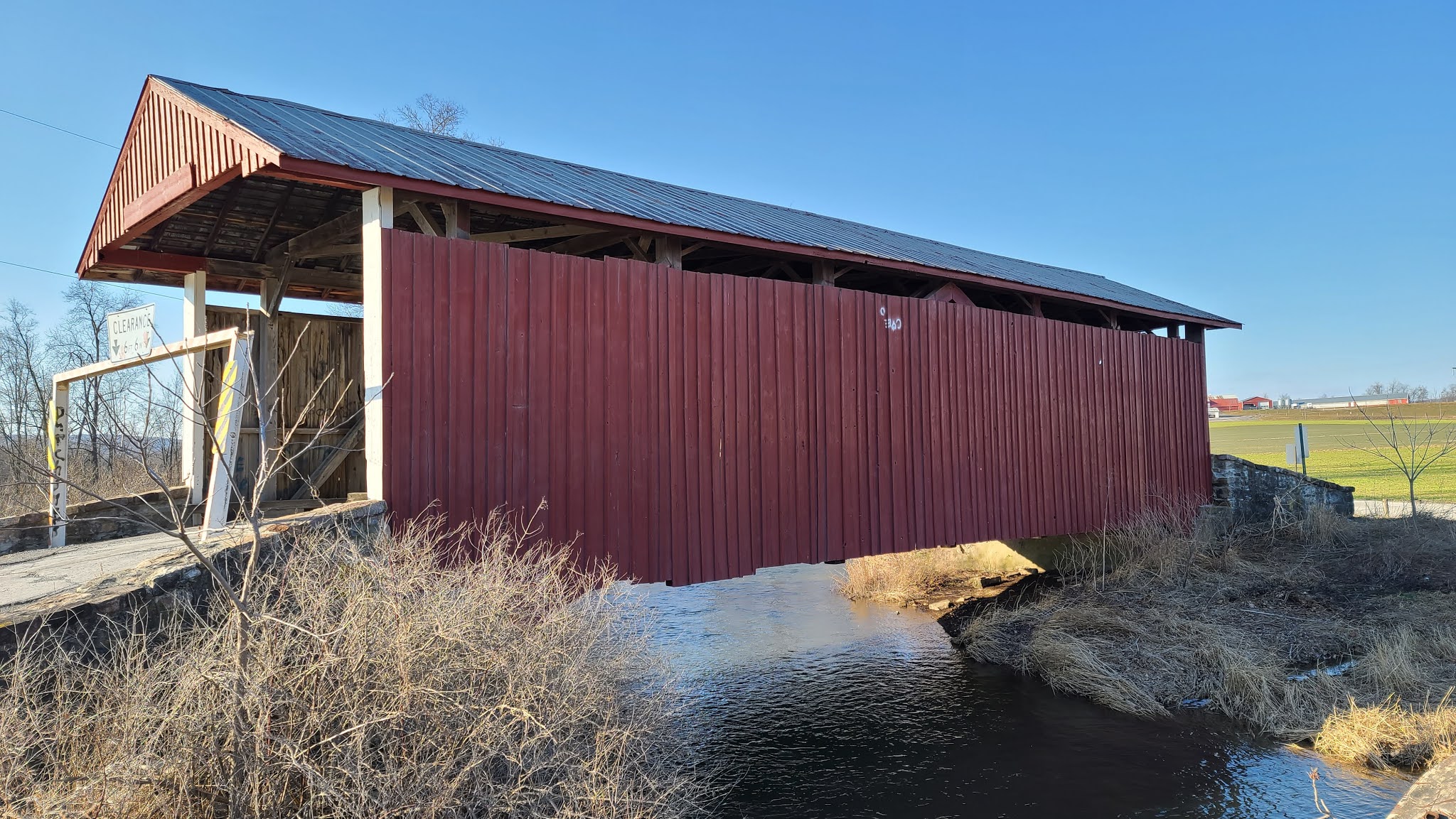 Valley Girl Views Hayes Covered Bridge, Mifflinburg Pa