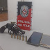 Polícia Militar prende acusados de roubo e apreende arma de fogo em Patos