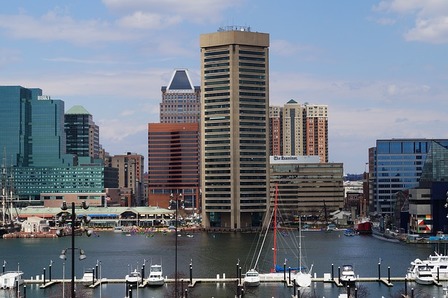 Baltimore City, Maryland is at the northeast of Washington, D.C, and it is on the list of the most dangerous cities in the United States.