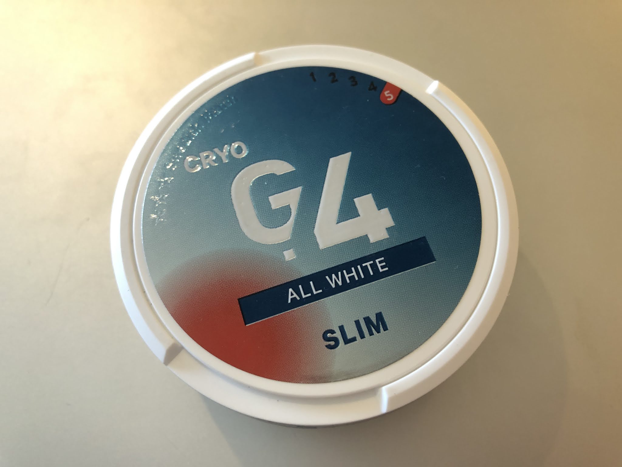 G4 Cryo (All White) Super Strong - Review (Discontinued?). 13 May 2018.