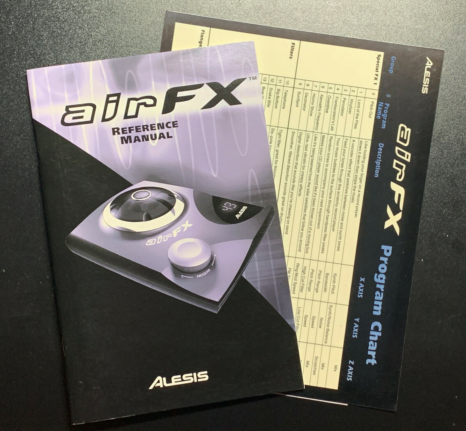 MATRIXSYNTH Alesis Air Synth AND Air FX w/ Manuals & Patch Charts