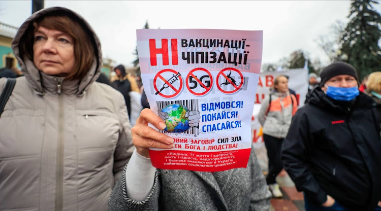 Майдан антивакцинаторов в Украине