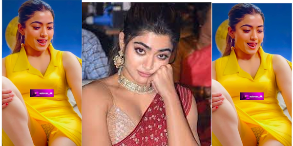  Rashmika Mandana panties wearing picture is viral, she couldn't even take off her clothes, she was released