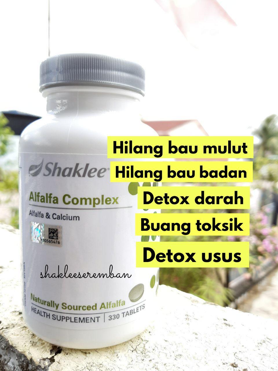 Alfalfa Complex Shaklee Herba Klorofil 1001 Manfaat