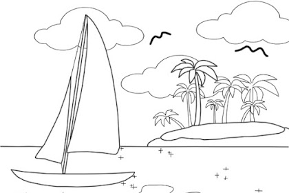 Gambar Mewarnai Tempat Wisata