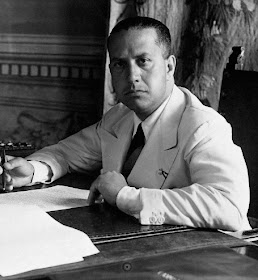 Galeazzo Ciano, pictured at his ministerial desk at the Palazzo Chigi in 1937