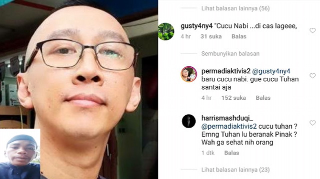 Kemarin Viral Remaja Songong Ngaku Tuhan, Ini Abu Janda Udah Bangkotan Malah Ngaku Cucu Tuhan, Hadeh!