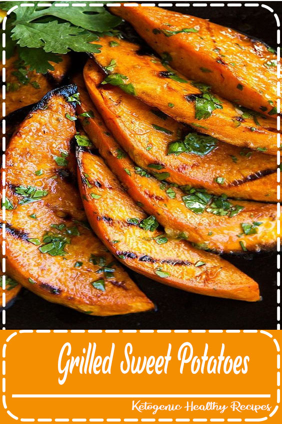 Grilled Sweet Potatoes Food Lade