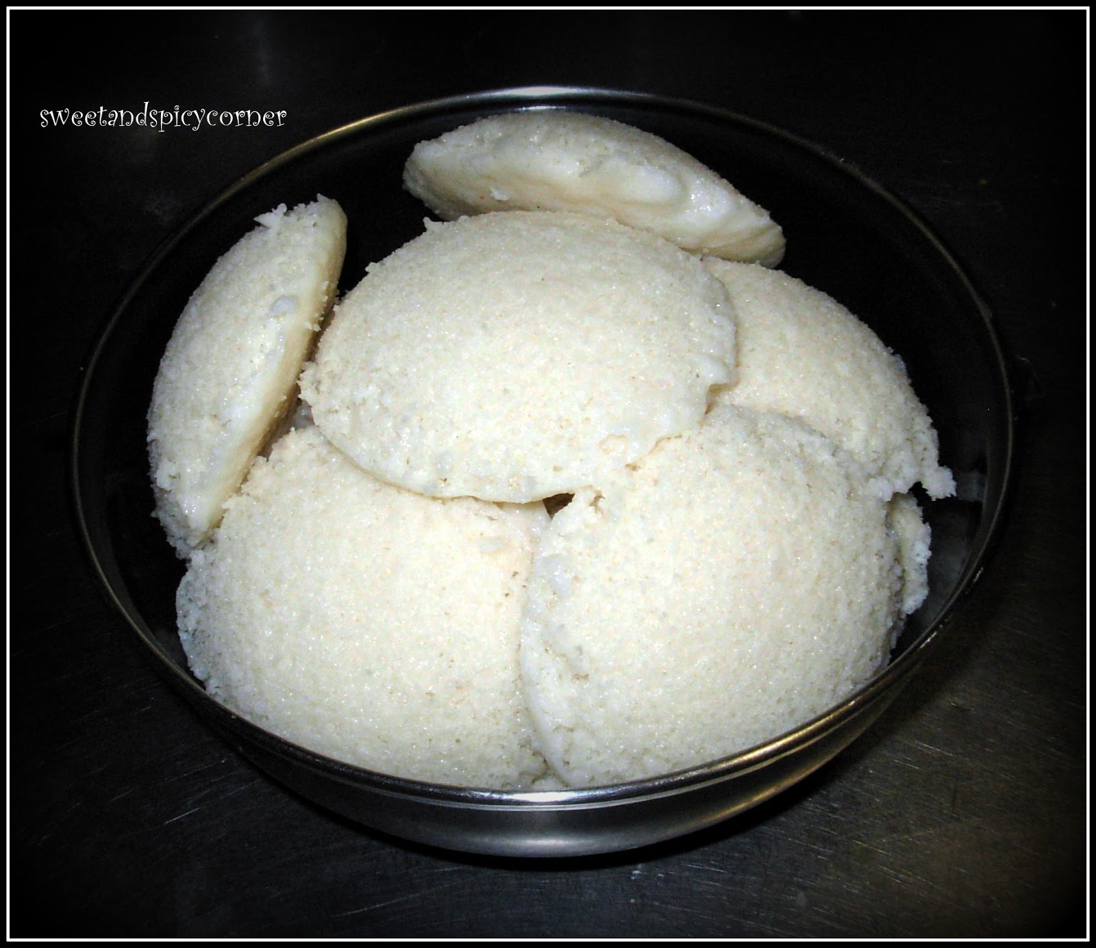 Idli sweet and spicy corner