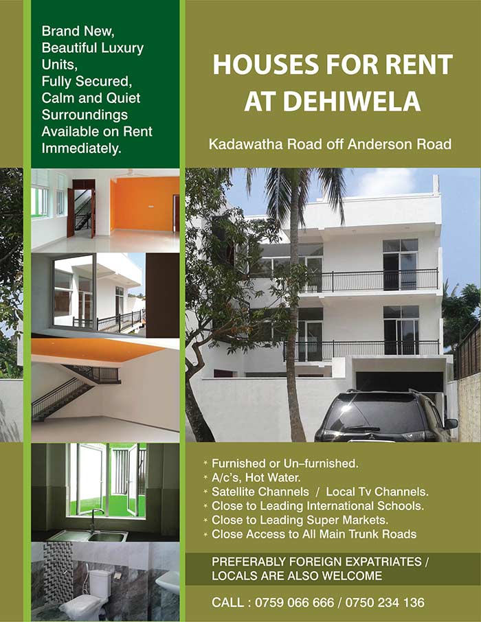 Houses for Rent at Dehiwala.