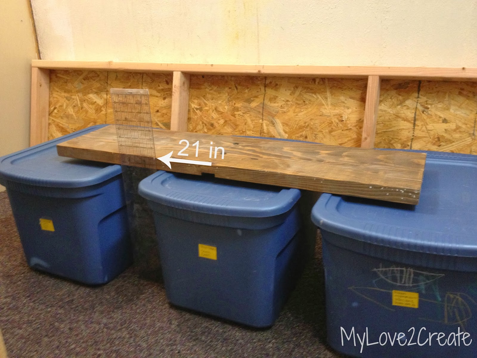 Storage Shelves, a tutorial My Love 2 Create