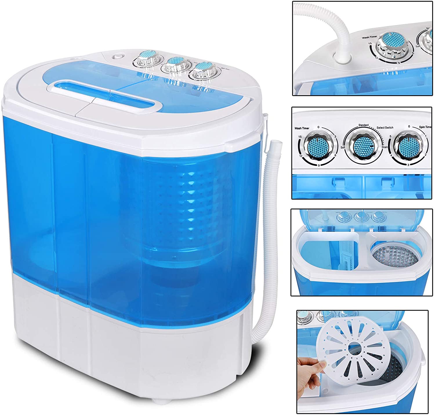 Portable Mini Washing Machines For Small Laundry Loads!