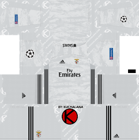 SL Benfica 2019/2020 champions league Kit - Dream League Soccer Kits