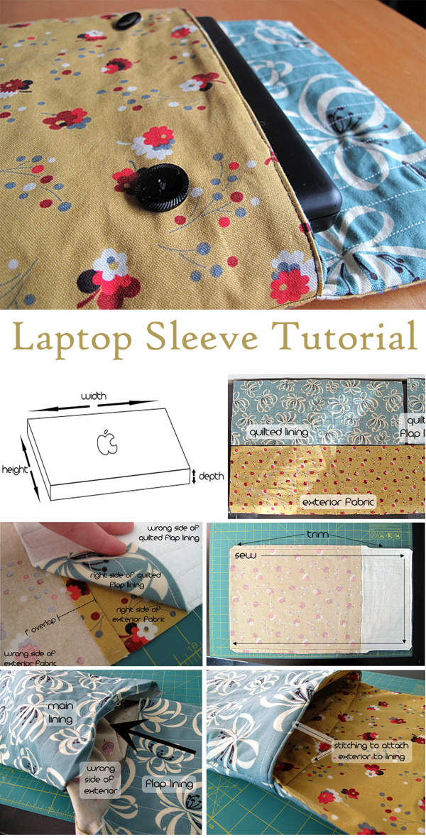 Laptop Sleeve Tutorial