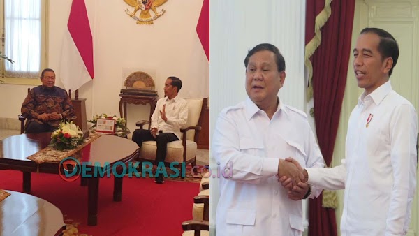 Pertemuan Jokowi Dengan SBY Dan Prabowo, Sinyal Kuat Gerindra-Demokrat Gabung Pemerintah