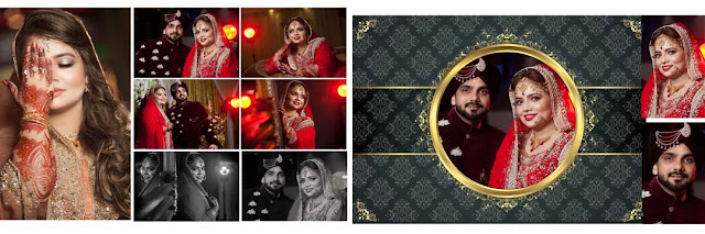 New Free Digital Photo Album Design PSD Sheets Wedding Album Design