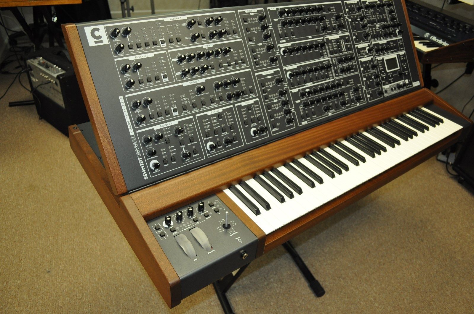 MATRIXSYNTH Schmidt 8 Voice Analog Synthesizer SN 010 For Sale