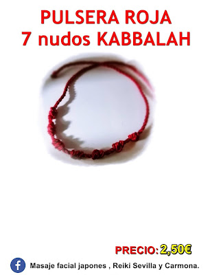 Pulsera roja Kabbalah