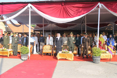 UPACARA PERINGATAN HARI ULANG TAHUN BHAYANGKARA KE-72 TAHUN 2018  POLRES SRAGEN