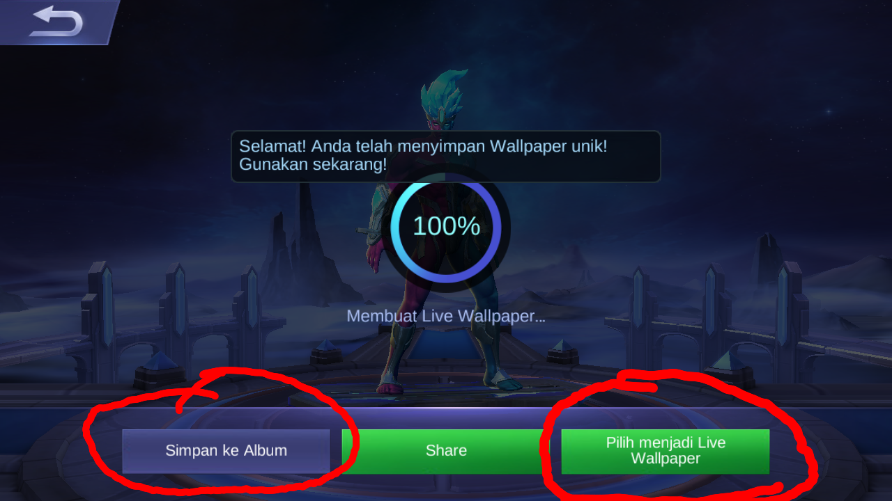 Cara Membuat LIVE WALLPAPER Hero MOBILE LEGENDS Menjadi Wallpaper