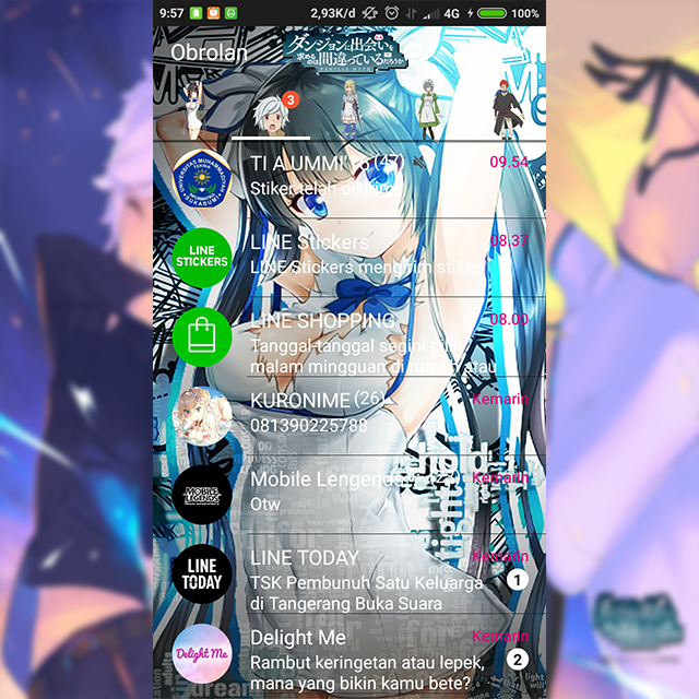 TEMA LINE DANMACHI - KurabuTema TEMA LINE DANMACHI - KurabuTema