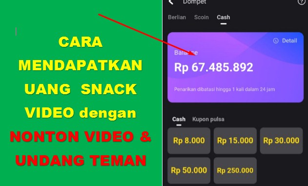 Cara Dapat Uang Dari Snack Video Dengan Undang Teman Hingga Nonton Video Begini Caranya Cara Dapat Uang Dari Snack Video Dengan Undang Teman Hingga Nonton Video Begini Caranya