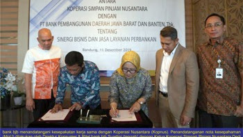 bank bjb  Kerja Sama dengan Koperasi Nusantara