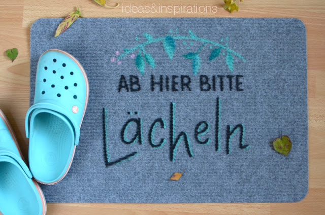 LETTERING DIY - kreative Statement Fußmatte selber machen