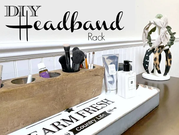 Headband Organization for the Bedroom 