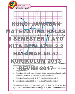 Kunci jawaban matematika kelas 8 koordinat kartesius