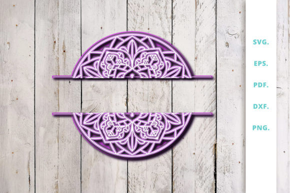Download 3d Layered Split Mandala 1 Graphic Best Free Cut Files Svg Download Svg Design Files Yellowimages Mockups